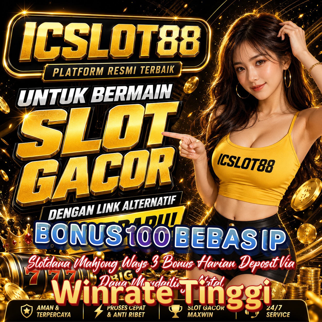 BONUS 100 BEBAS IP